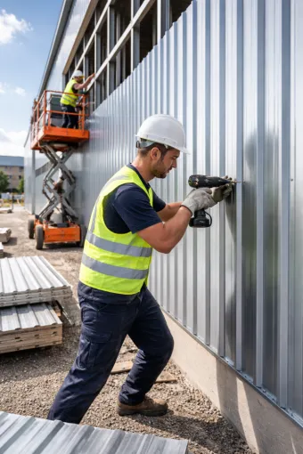 Bardage métallique à Bordeaux MGE